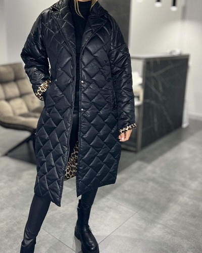 LUCIA - Classic Comfort Mid-Length Cotton Coat