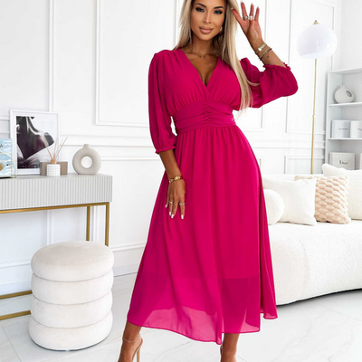 AISLING | Light Silky Chiffon Dress
