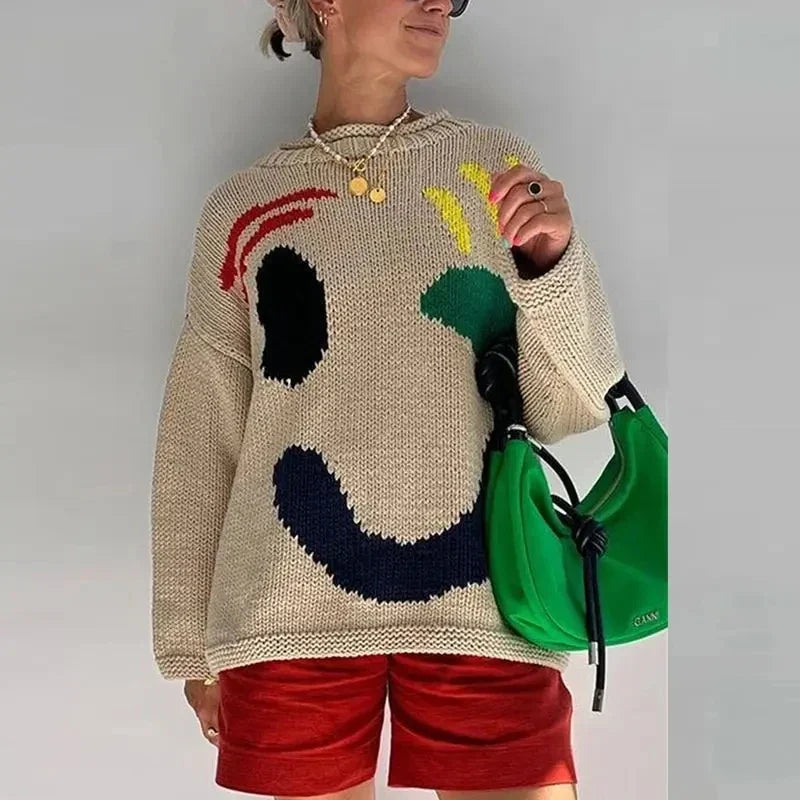 Isla | Vibrant Oversized Knit Sweater