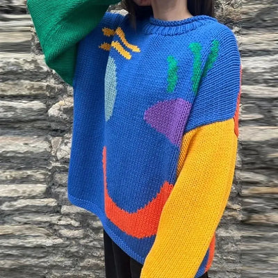 Isla | Vibrant Oversized Knit Sweater