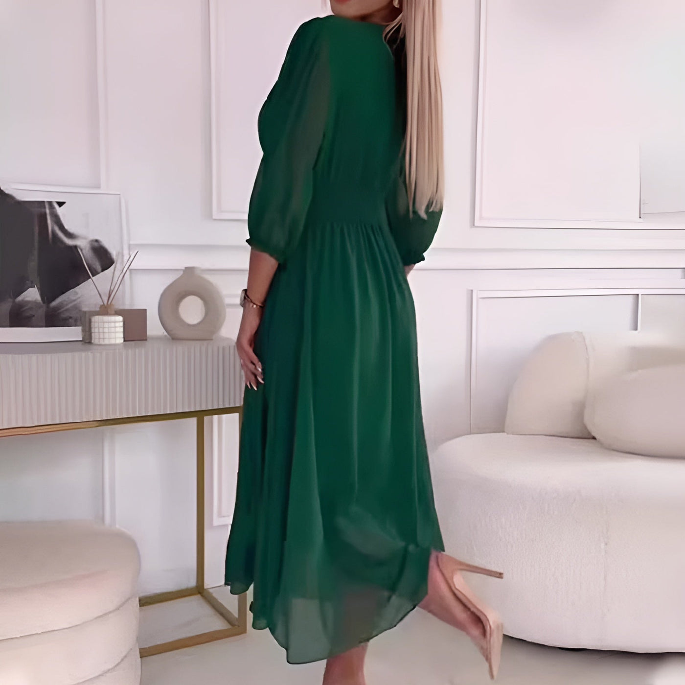 AISLING | Light Silky Chiffon Dress