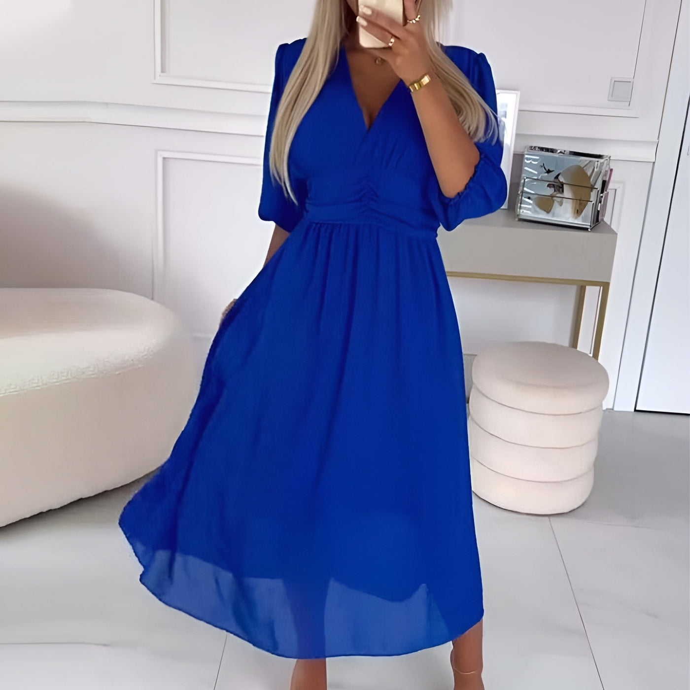AISLING | Light Silky Chiffon Dress