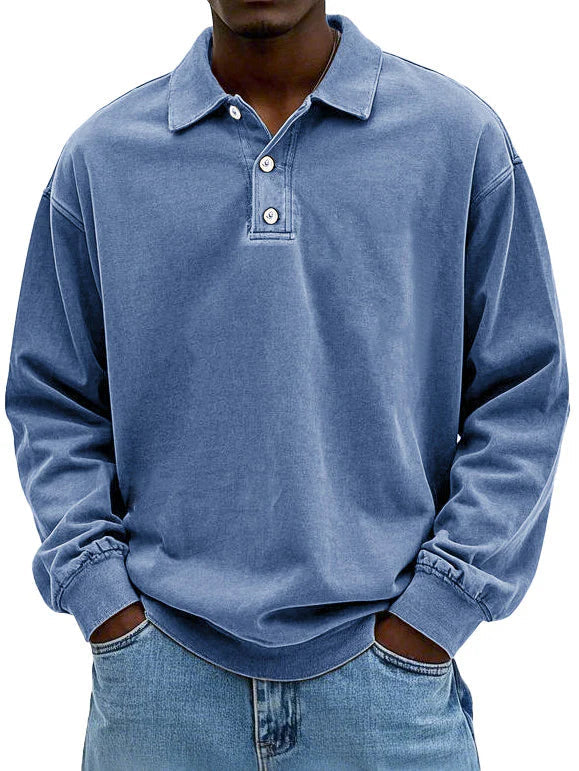Cillian | Refined Long Sleeve Polo
