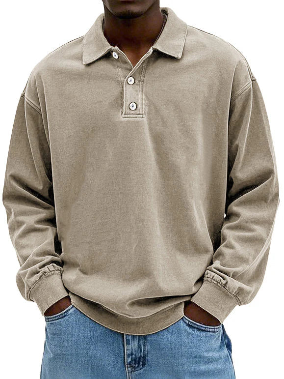 Cillian | Refined Long Sleeve Polo