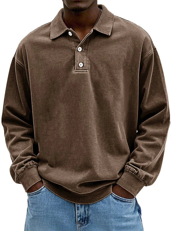 Cillian | Refined Long Sleeve Polo