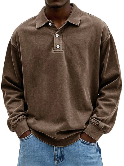 Cillian | Refined Long Sleeve Polo