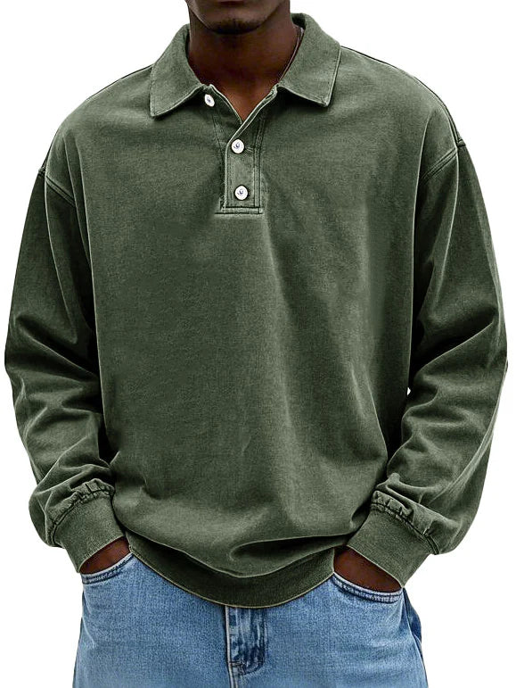 Cillian | Refined Long Sleeve Polo