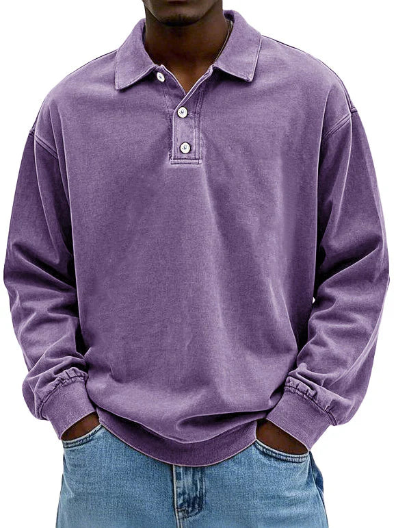 Cillian | Refined Long Sleeve Polo