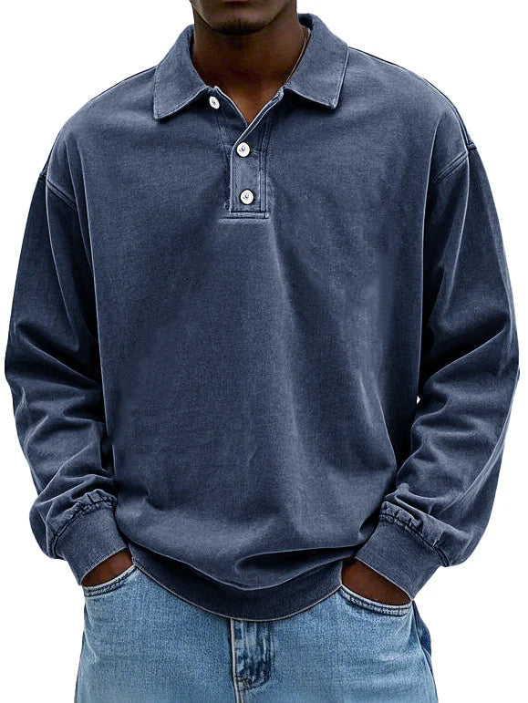 Cillian | Refined Long Sleeve Polo